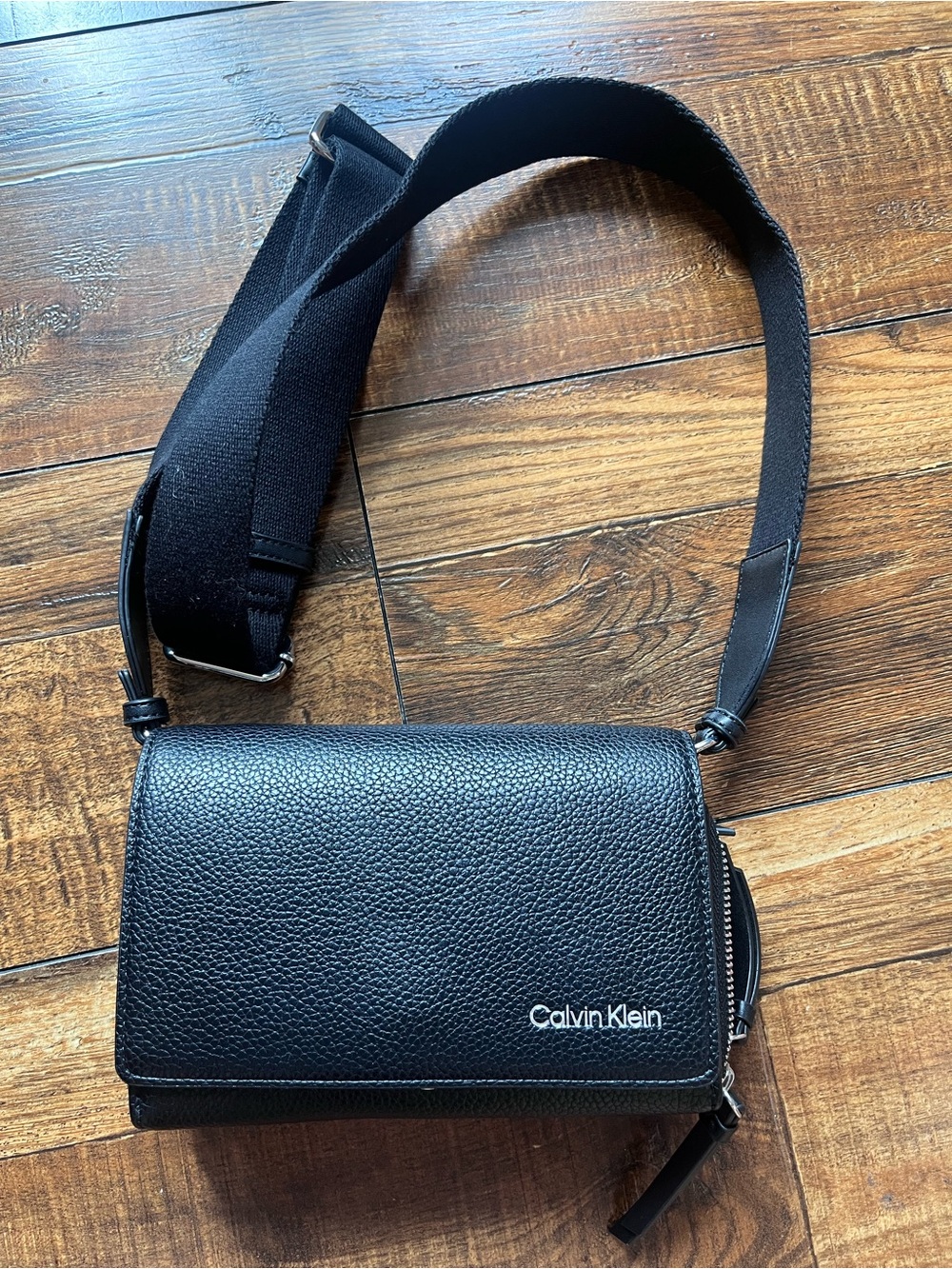 Calvin Klein Millie Double Zip Crossbody Bag